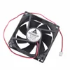 1 Piece Gdstime 80mm x 25mm 12 Volts 8025 Dual Ball 8cm DC Brushless PC Cooling Fan 12V 80x80x25mm 0.35A 4500RPM 80mm*80mm*25mm ► Photo 2/6