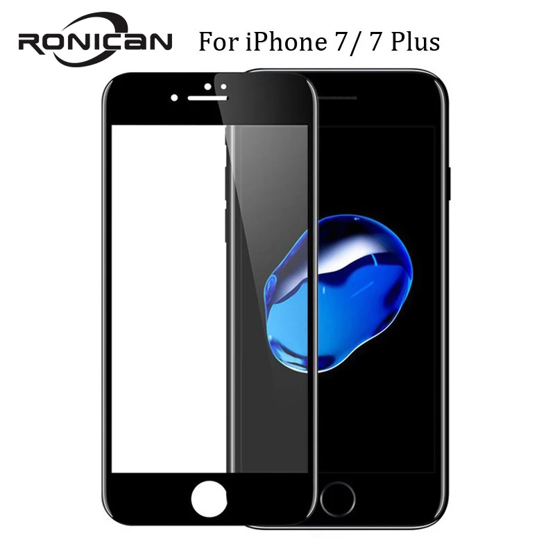  Für iPhone X 6 6S 7 8 Plus Telefon Screen Protector Film 9H Glänzend 3D Gebogene Carbon Faser weich
