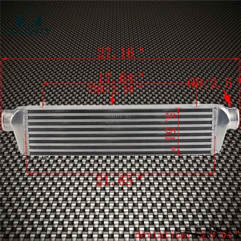 

Universal Bar&Plate Front Mount Intercooler 550*140*64 FMIC 2.5" In/Outlet