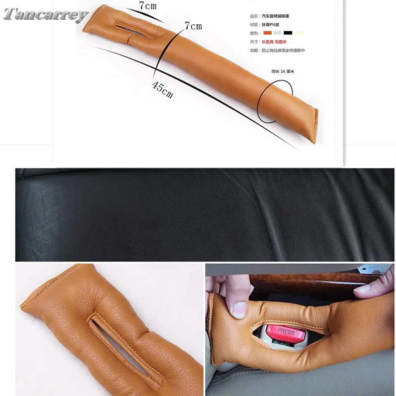 

Portable Car Seat Gap Filler Car Accessories for peugeot 308 daewoo nexia kia rio x-line rav4 h4 prado 150 land cruiser 200
