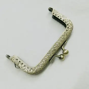 

1/2 Pcs Metal Frame Kiss Clasp Arch For Coin Purse Bag Accessories DIY Bronze 8.5cm Bronze Embossing Metal Sewing Craft