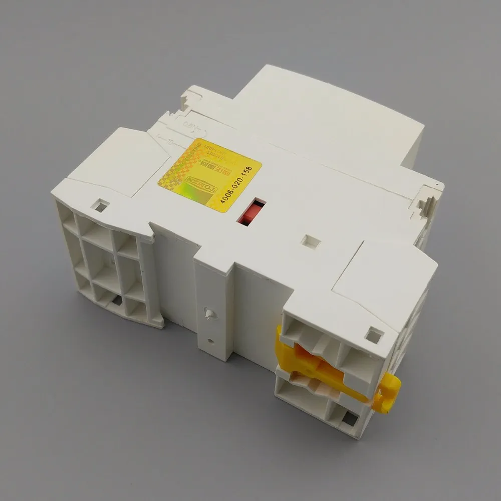 Американская классификация проводов 2р 40A 220 V/230 V 50/60HZ Din rail бытовой ac Контактор В соответствии с стандартом 2NO