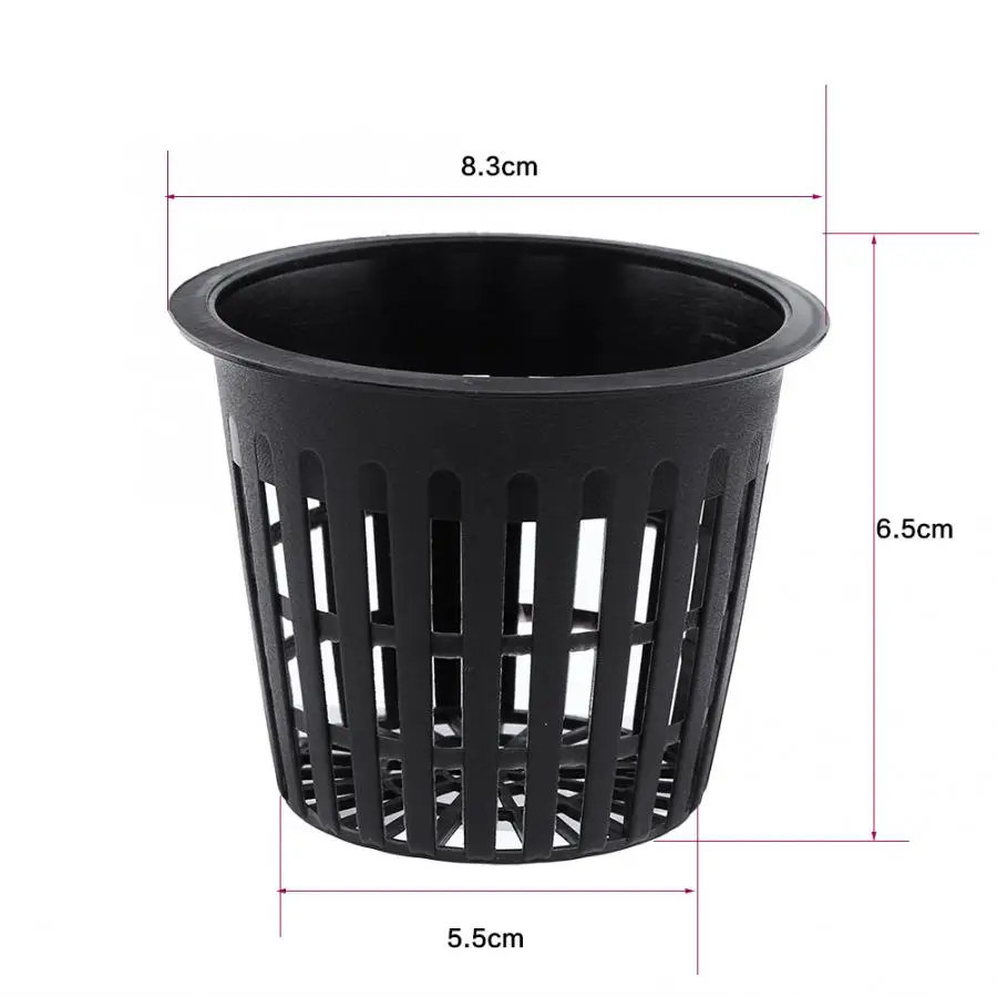 10pcs pots Heavy Duty Mesh Pot Net Cup Basket Hydroponic Plant Grow Clone Gardening