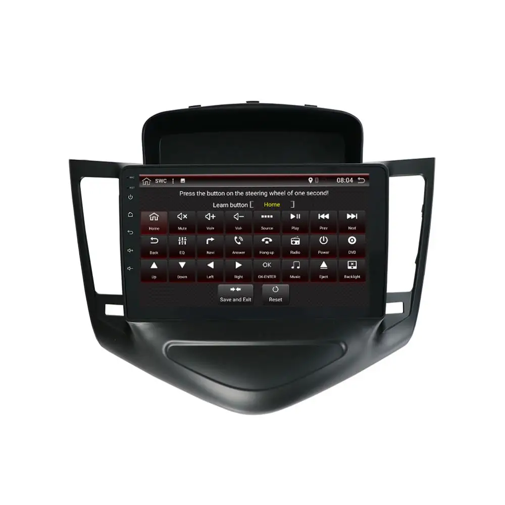 Clearance Bosion Android 8.1 Car Radio Multimedia DVD Player For Chevrolet Cruze 2009-2013 2din gps navigation with steering wheel Stereo 2