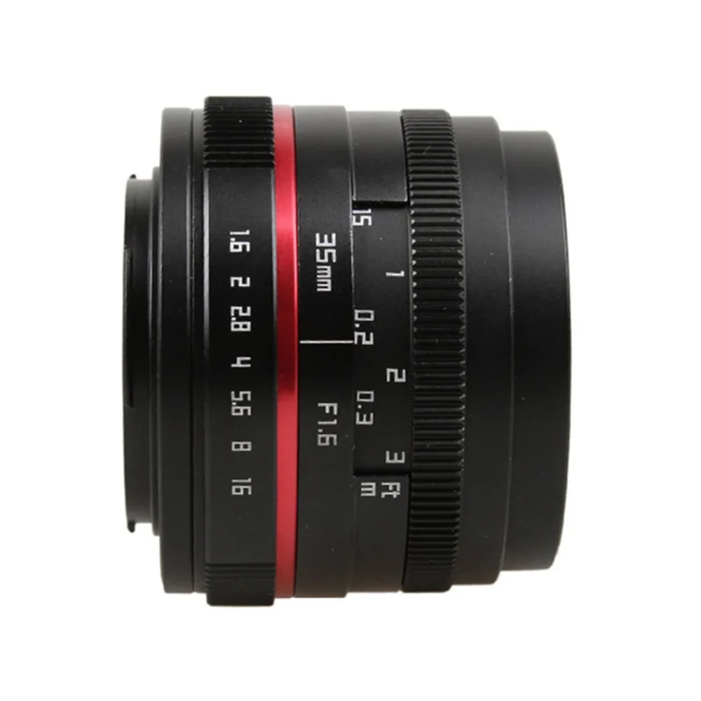 Ручной широкоугольный объектив 35 мм F1.6 для Olympus Panasonic Micro 4/3 M4/3 EP5 GH4 GX7 GX8 GX85 с