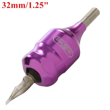

BIGWASP Professional High Quality Pruple Tattoo Adjustable Cartridge Grip 32mm For Cartridge Needles Supply