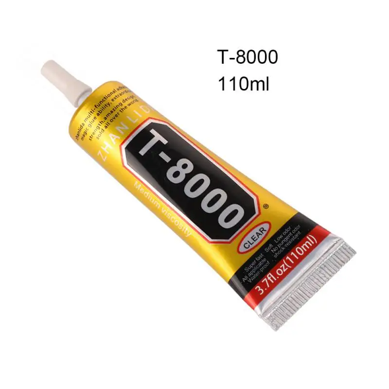 

T8000 Glue Clear Crystal Wood for Rhinestones Resin Glass 15ml Woodworking Epoxy Glue Pot Flower DIY Fabric Adhesive
