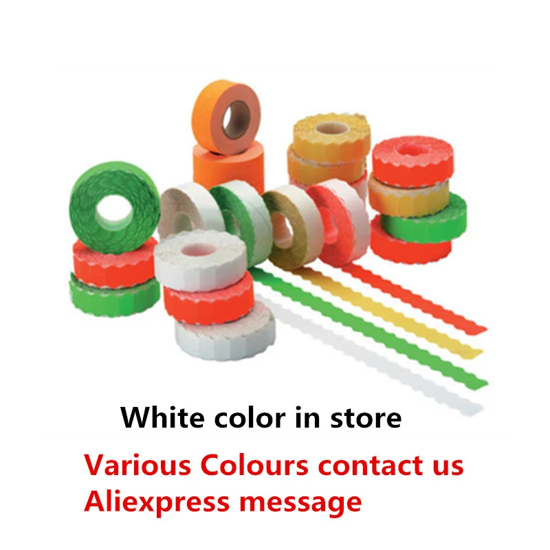 Price Gun Labels 22x12 mm Fit for PUMA, MoTEX,LYNX ,OPEN, AVERY Adhesives and Quantities Price Marking Gun, Roll Pricing Labels