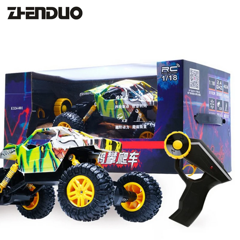

ZhenDuo Toys E324-001 RC Remote Control Car Graffiti Climbing Off-Road Four-Wheel Drive Vehicle Charging Children Toy