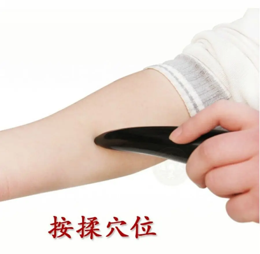 Natural horns massage Acupuncture stick Hand, foot and body point massage free shipping