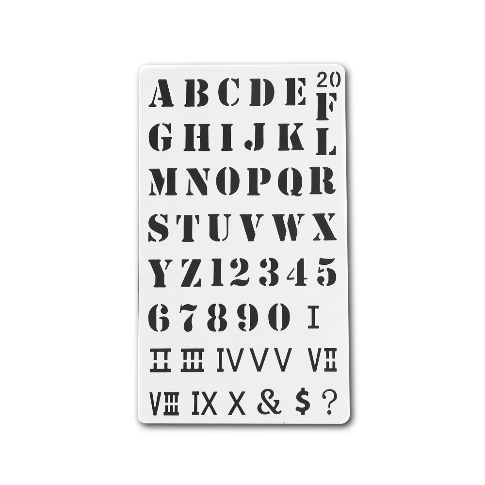 

1 Pc Journal Stencil Plastic Stencils Journal/Notebook/Diary/Scrapbook Hollow DIY School Stationery Office Supplies #20