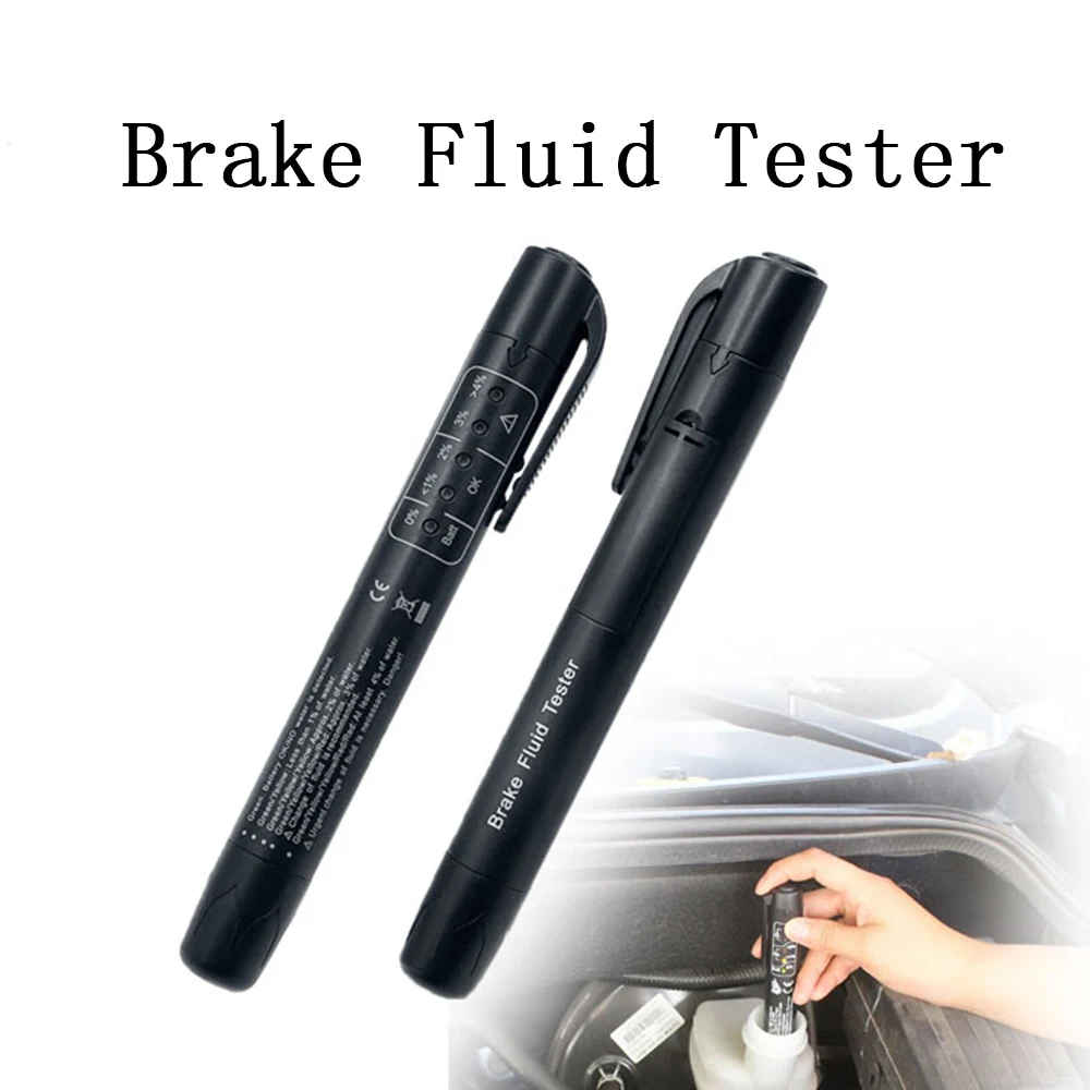 DOT3/4/5.1 Test Pen Automotive Brake Oil Test Pen Detector Brake Fluid Tester Accurate Oil Quality Check Pen