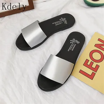 

2019 Women Slippers Fashion Summer lovely Ladies Casual Slip On Fruit jelly Beach Flip Flops Slides Woman Indoor Shoes