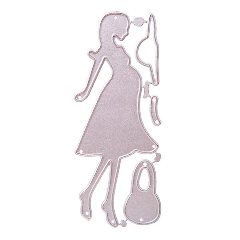 

Drop Shipping Pregnant Woman Metal Steel Cutting Die New Scrapbooking DIY Carbon Sharp Book Photo Album Art Card Dies Cut