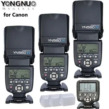 3 . YONGNUO YN-560 YN560 IV IV    Speedlite + YN-560TX   Canon  Nikon DSLR 