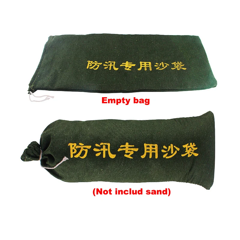 

10 Pieces/lot Empty Flood Control Sand Bag Thick Canvas Sandbag For Property Home Drawstring Sandbags