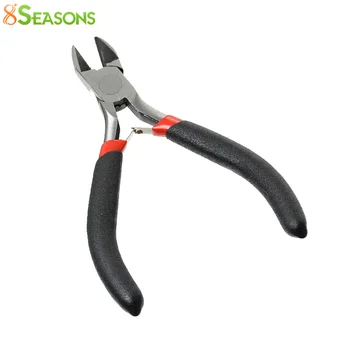 

8SEASONS Stainless Steel Diagonal Cutting Pliers Black Jewelry Making Hand Tools 11cm(4 3/8"), 1 Piece (B33700)