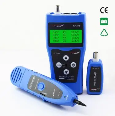 

Free Shipping Noyafa NF-308B Network Cable Tester Lan Tracker Wire tester Cable Locator RJ45 BNC RJ11 Telephone Line Tester
