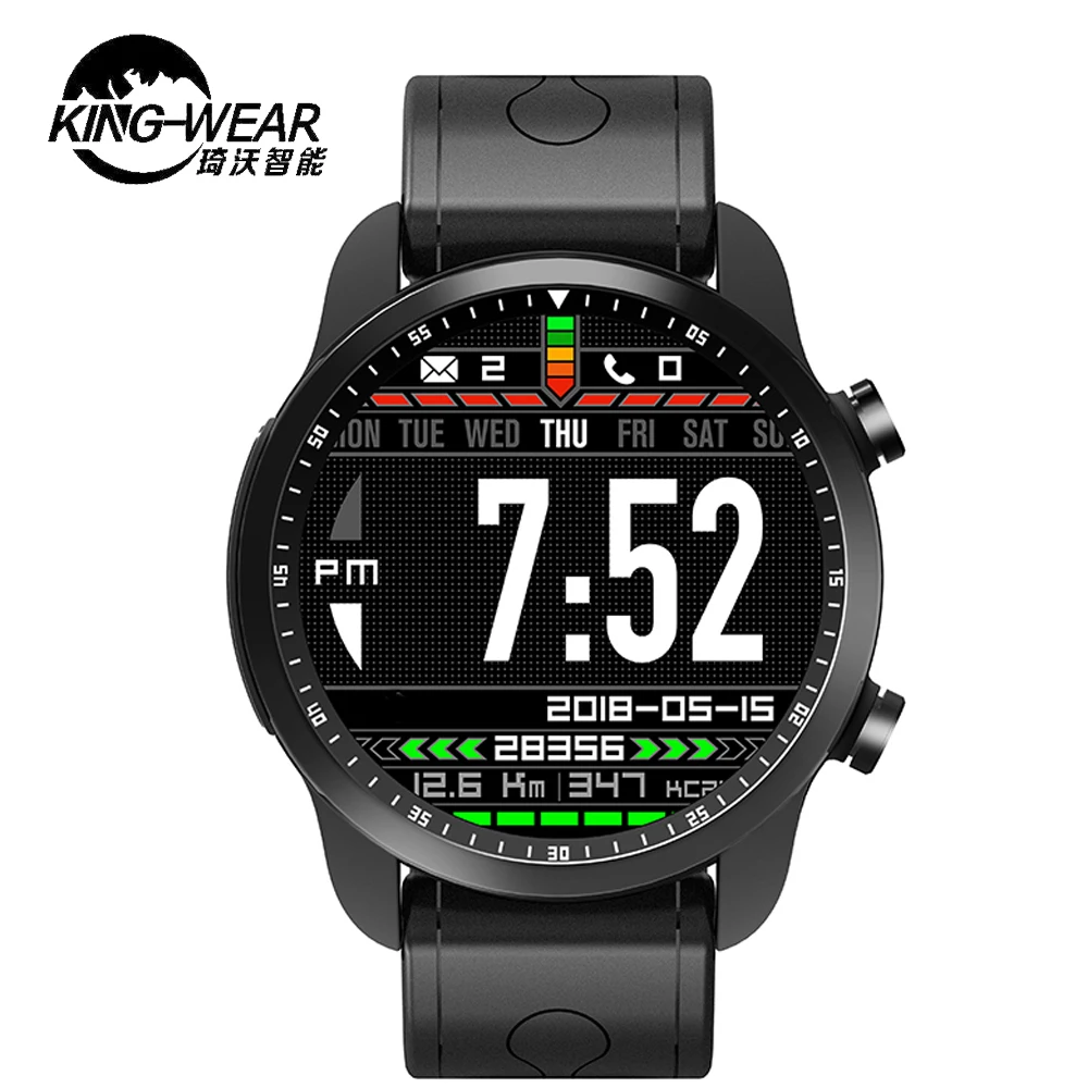 

KingWear KC06 4G Smartwatch Phone 1.3inch Android 6.0 MTK 6737 1.2GHz 1GB RAM 16GB ROM Heart Rate Monitor GPS Smart Watch Men