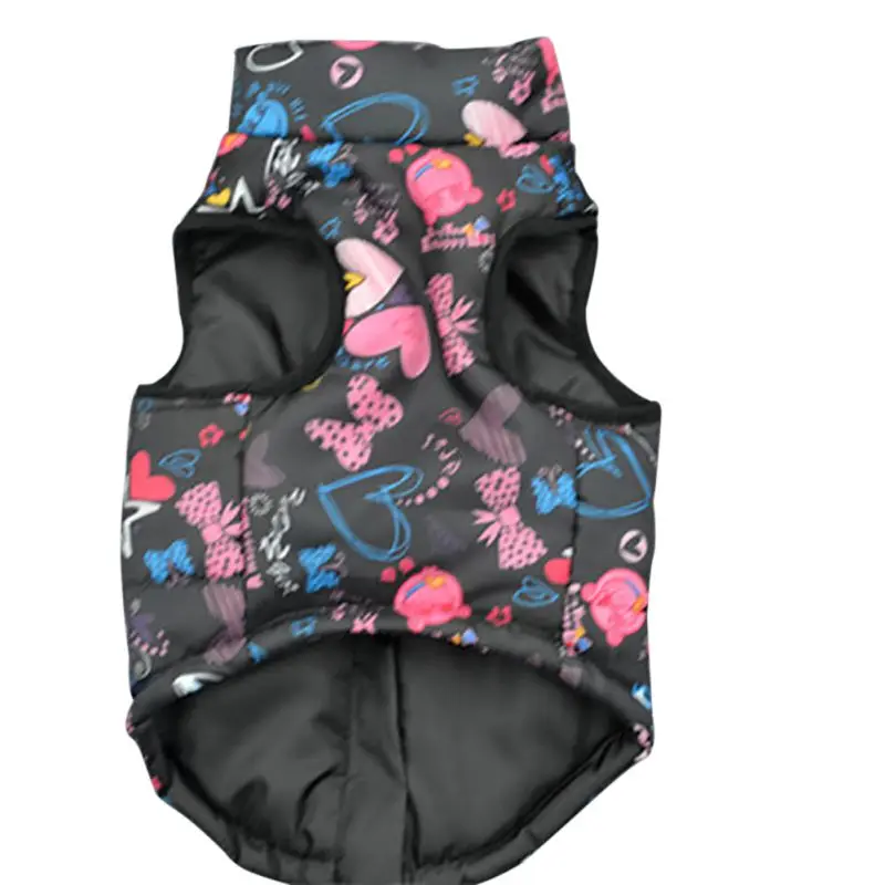 

Red Snowflake Pet Dog Vest Dog Soft Padded Vest Harness Puppy Doggy Warm Clothes Coat dog Warm Classical Clothes