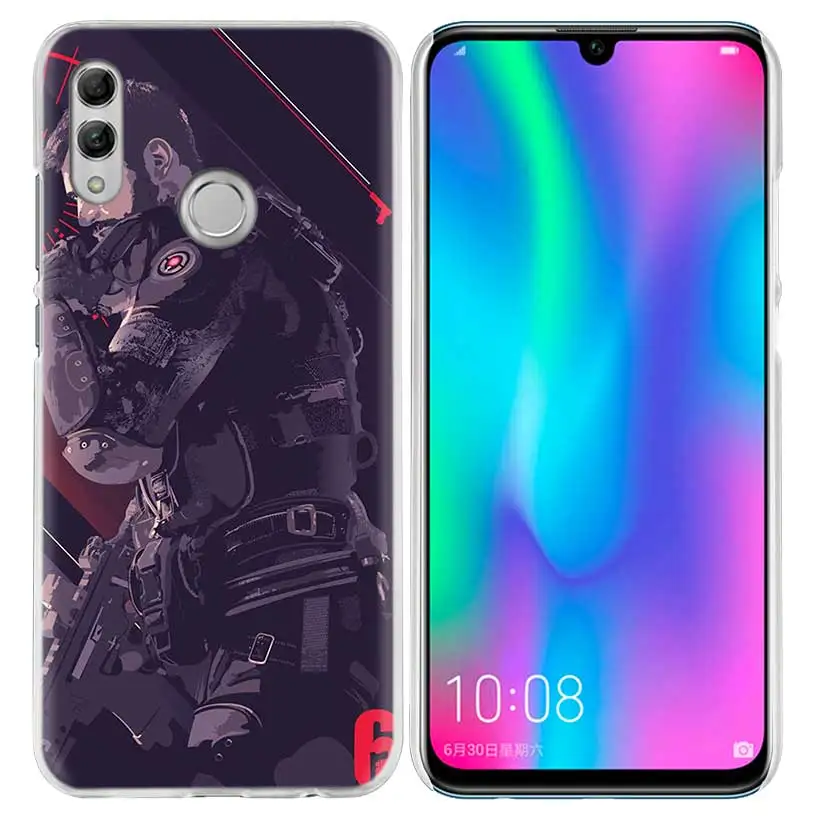Радуга шесть чехол для huawei Honor 8X Y9 9 10 Lite Play 7C 8C 8S 8A фотоаппаратов моментальной печати 7S 7A Pro V20 20i Y6 Y7 Y5 Жесткий PC Капа чехол для телефона