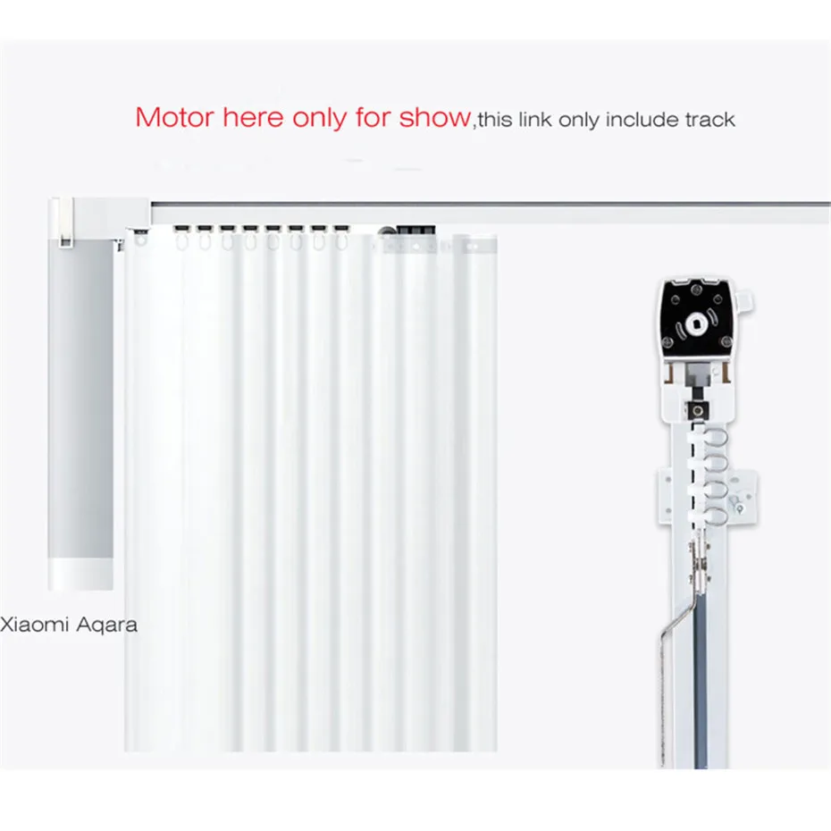  9M or less High Quality Track for Xiaomi Aqara MotorZigbee Wifi Curtain SystemMI HOME App Smart Rem