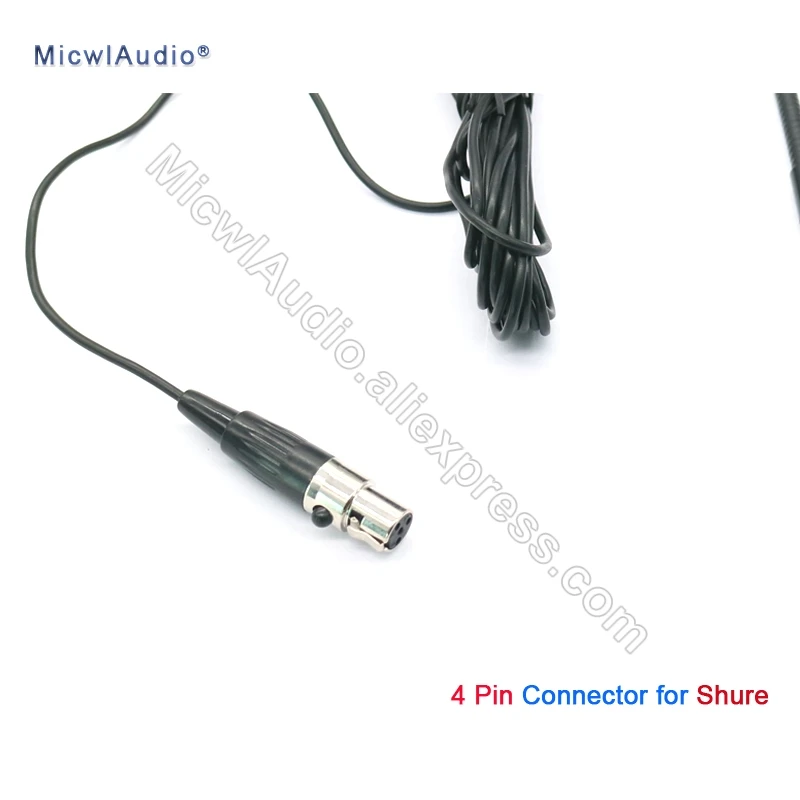 Микрофон конденсаторный Cardioid TA4F 4 контактный для беспроводной системы Shure и