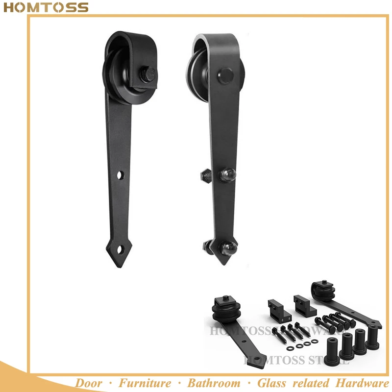 

HT-D002(mini) carbon steel mini size sliding barn door hardware