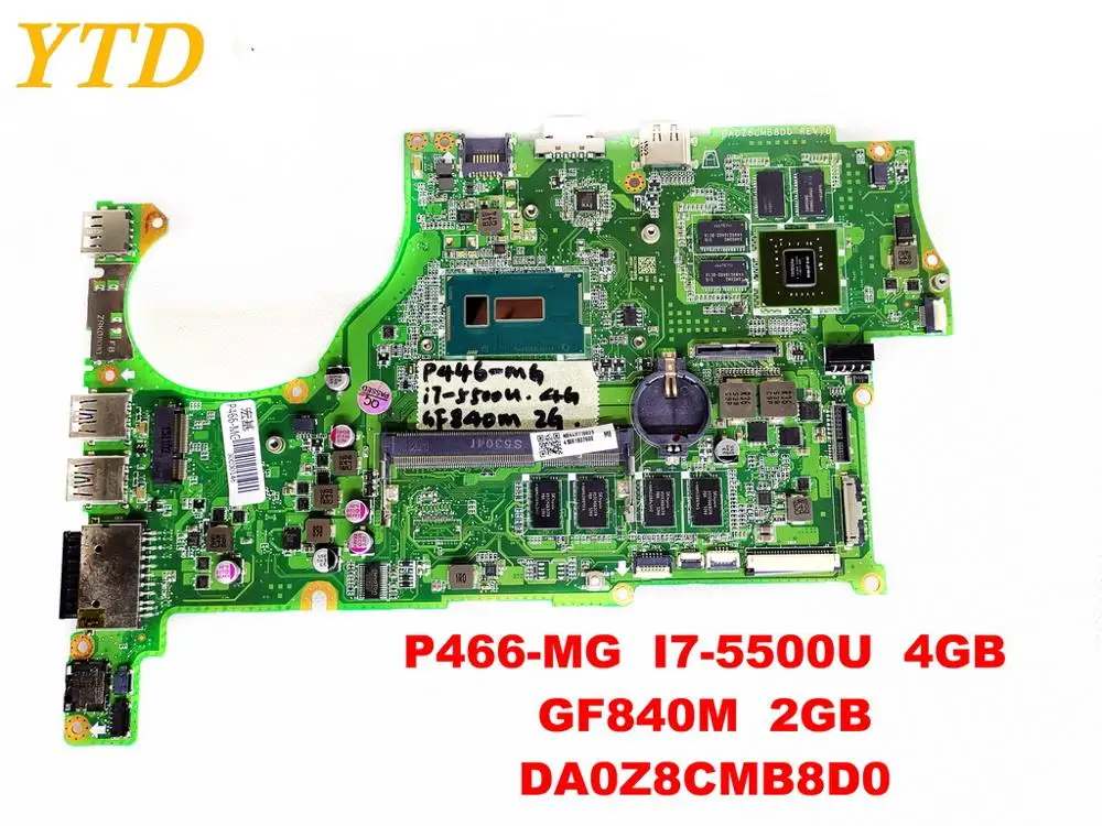Original for font b ACER b font P466 MG laptop motherboard P466 MG I7 5500U 4GB