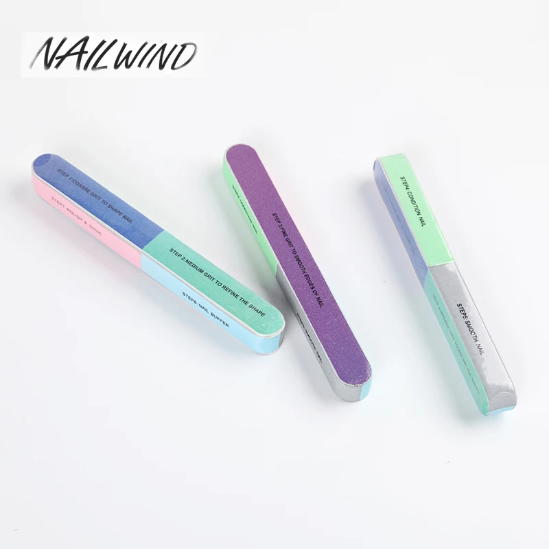 NAILWIND 1PC Multi functional Nail Buffer Manicure Tool Nail Remover