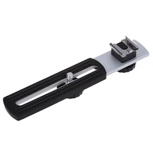 Universal 1/4″ Sliding Screw Metal Flash Bracket for Digital Camera
