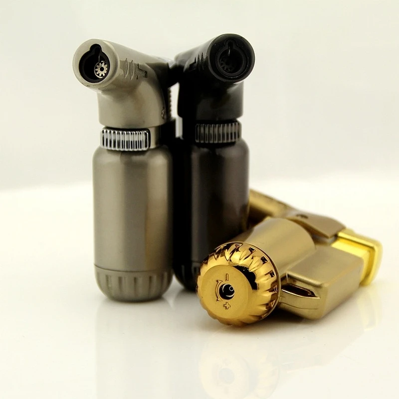 Маленький сварочный фонарь, зажигалка, маленький пистолет-распылитель, бутановый сварочный фонарь, ветрозащитная зажигалка, металлическая зажигалка для прижигания сигар