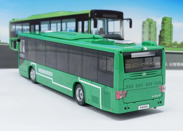 Сплав модель подарок 1:42 весы KingLong Higer B92H KLQ6129G Новая Энергия автобус Транспорт литья под давлением Игрушка Модель Коллекция украшения