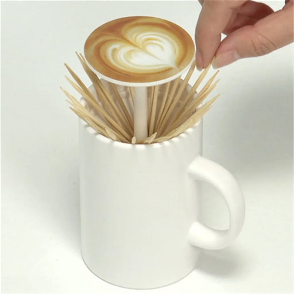 

Creative Coffee Cup Toothpick Tube Household Toothpick Box Convenient Toothpick qaulity Dispenser Household Table Storage Box
