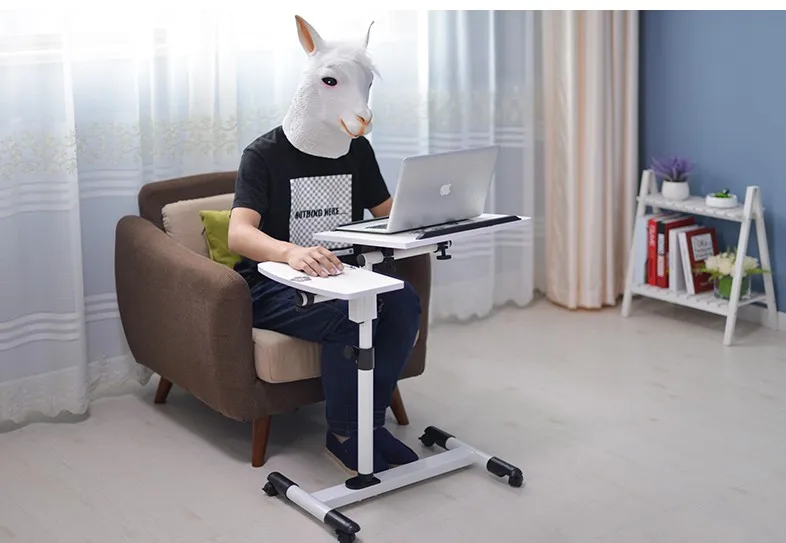 

Lazy laptop stand,Folded,Adjustable laptop desk,bedside Portable Tablet IPADs Anti Slip Rotating Free shipping HY03