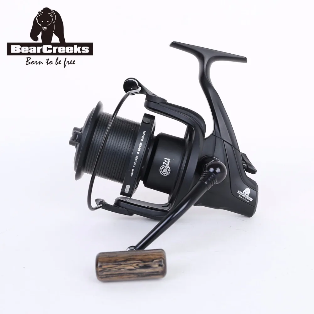 BearCreeks BCG6000 карповая рыболовная длинная литая большая яма Катушка спиннинговая