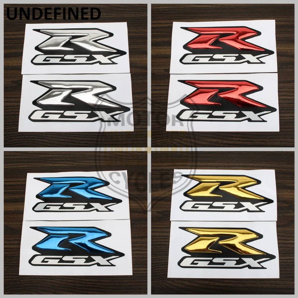 

3D GSXR Motorcycle Sticker Decal Emblem Raised Reflective Fairing Stickers Moto for Suzuki GSXR 1000 1100 600 750 Universal
