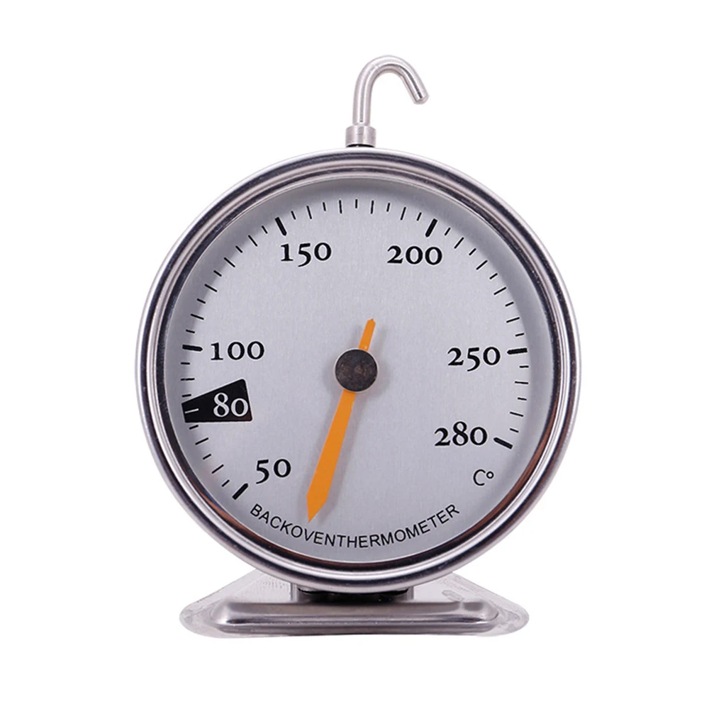 1Pcs Food Meat Temperature Stand Up Dial Oven Thermometer Stainless Steel Gauge Gage Kitchen Cooker Baking Supplies