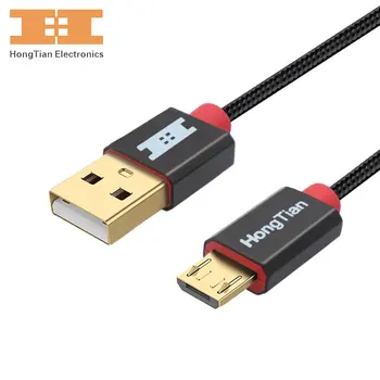 

Micro USB Cable Nylon braid Fast Charging Mobile Phone Charger Data Sync cables for Samsung HTC LG Xiaomi 0.3m 1m 2m 3m 5V2.4A