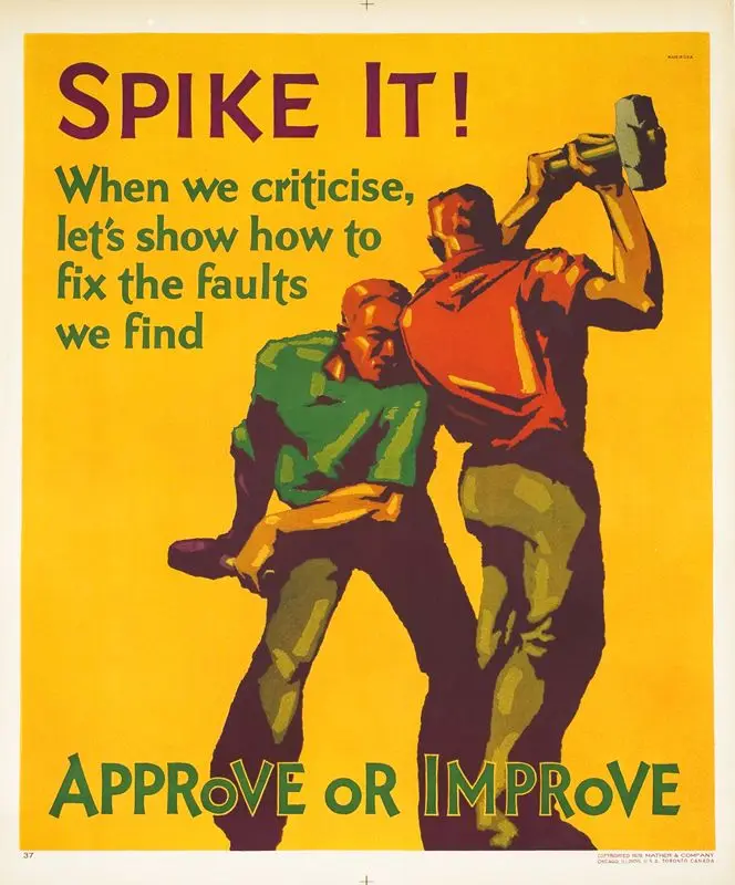 Postereck-Poster 1102-Vintage Sign dont be afraid Motivational Poster Red 