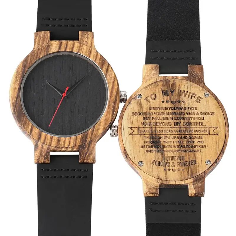 

Family Customized Wood Watch Women Ladies Dress Watch I Love You Series Top Souvenir Gifts for Mom/Wife/Daughter Drop Shipping
