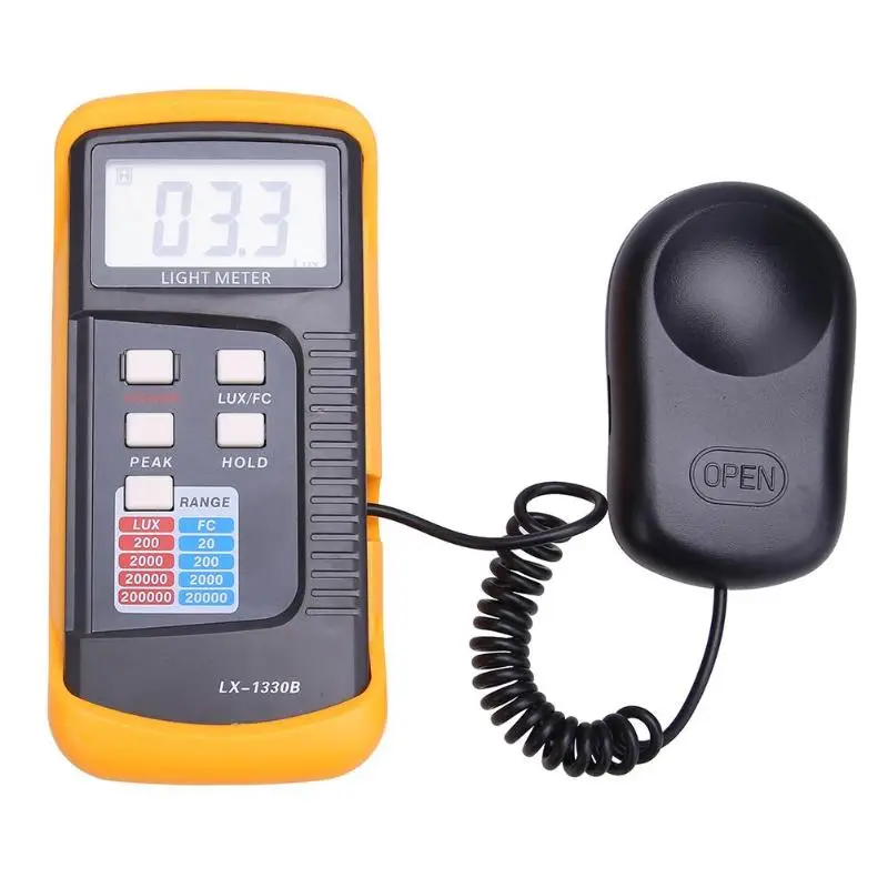

Digital Luminometer UV Radiometer Multifunctional Light Meter Photometer Eletric Tools Mini Light Meter 3 1/2 digit LCD display