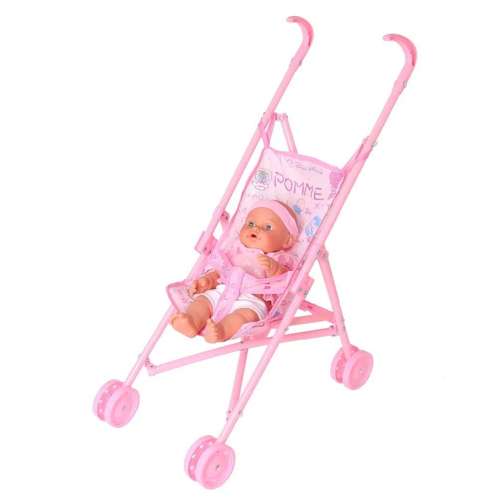 plastic baby doll stroller