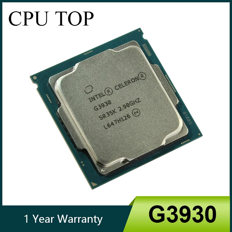 Intel Celeron G3930 2,9 ГГц 2 м кэш двухъядерный процессор SR35K LGA1151 лоток