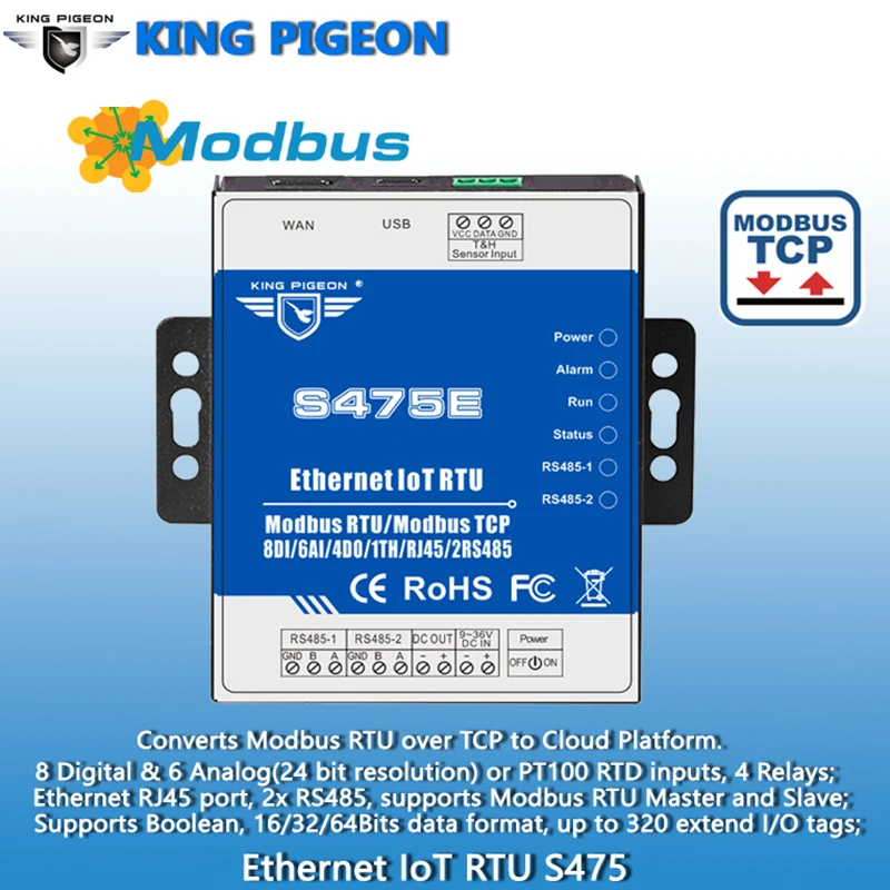 S475E-Ethernet IoT RTU