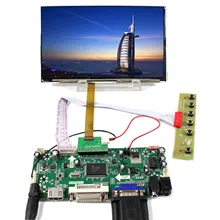 HDMI+ VGA+ DVI+ аудио контроллеры чипы ic доска NT68676 с 7 дюймов 1024X600 HV070WSA 100 жидкокристаллический с переориентацией в горизонтальной плоскости