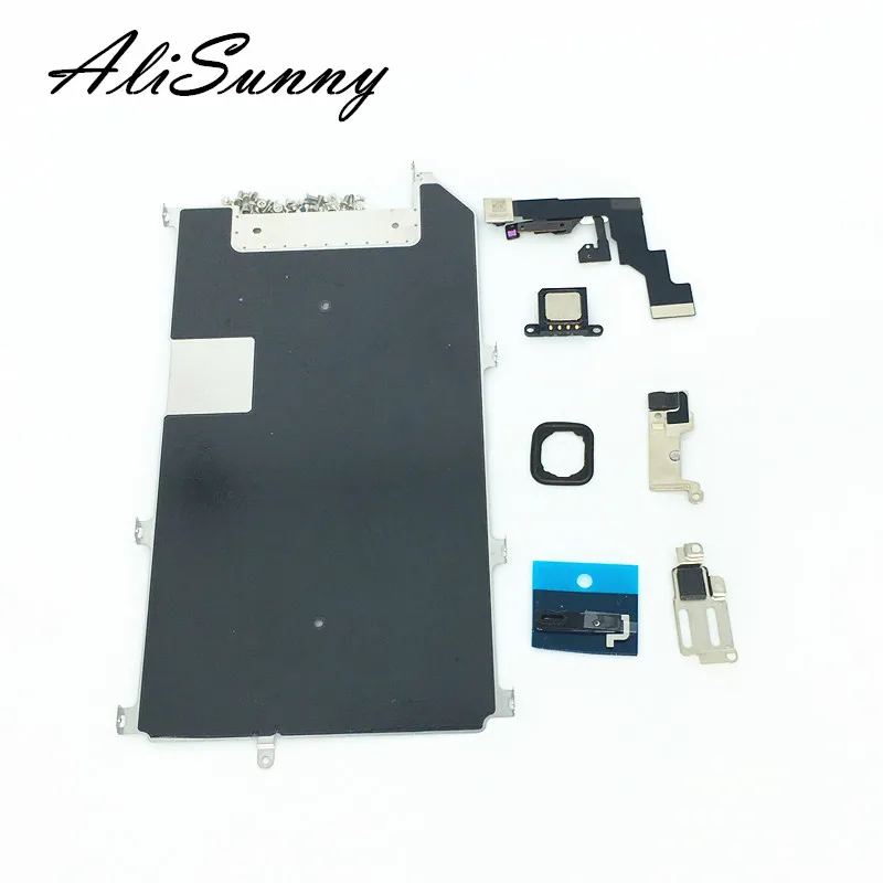 

AliSunny LCD Screen Metal BackPlate Small Parts Assembly for iPhone 6S Plus 5.5'' with Camera + Earpiece + Screws Repair