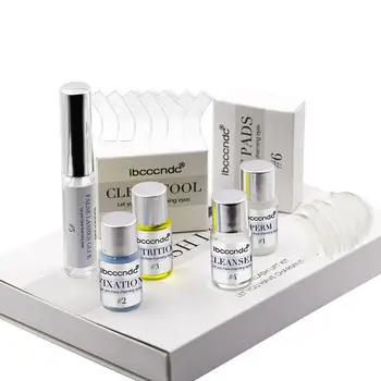 

7pcs/set Professional Mini Eyelash Perming Kit for Lashes Cilia Lifting Extension Perm Set with Rods Glue Makeup Tools