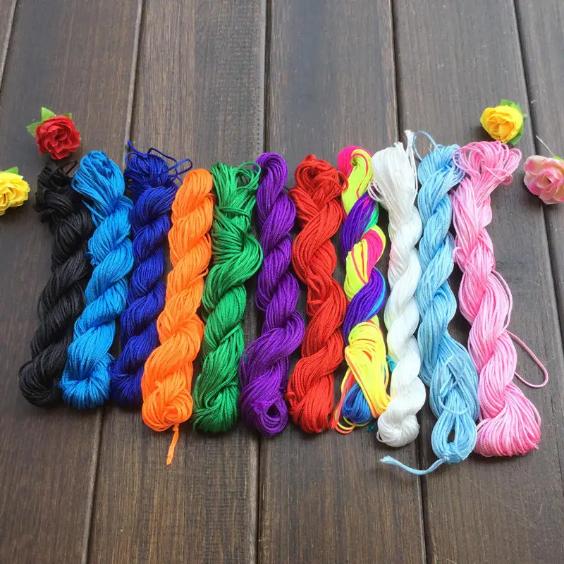

DIY accessories hand woven wire Necklace Bracelet rope accessories fine paragraph coffee color 1mm jade line