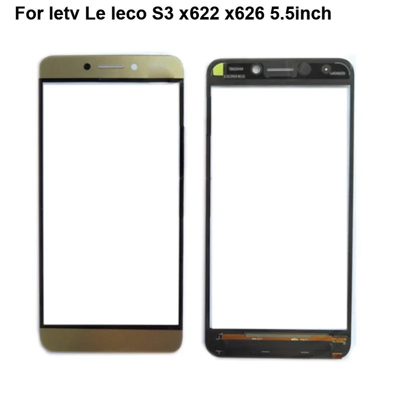 

2PCS 5.5inch For letv Le leco S3 x622 x626 Front Outer Glass Lens Repair Touch Screen Outer Glass Touch Screen without Flex